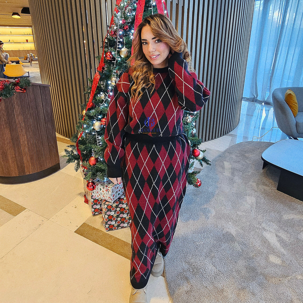 The Majorelle Knit Set